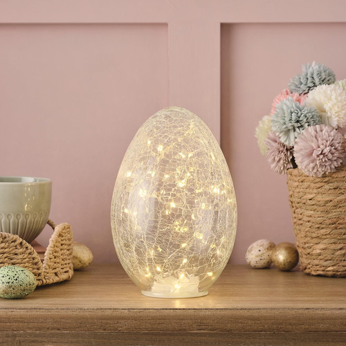 Uovo pasqua vetro - di,