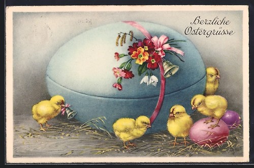 Cinque pulcini pasqua - pulcini, di